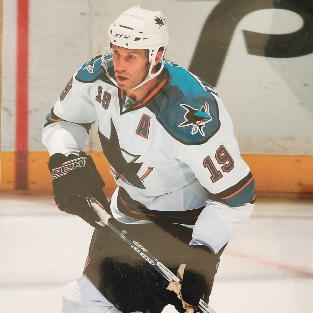 🏒 Official NHL San Jose Sharks Joe Thornton Photo